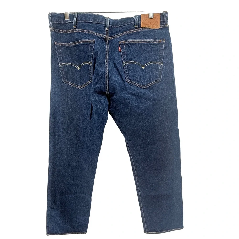 Levi Strauss Co Big E Red Tab 501 93 Mens Dark Wash Button‎ Fly Jeans W40 L32